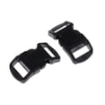 thumbnail image 1 of 20/set Black Curved Side Release Buckles for Bag Strap Webbing 3/8", 1 of 7