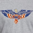 thumbnail image 3 of CafePress - Retro Eagle And USA Flag Fitted T Shirt - Fitted T-Shirt, Vintage Fit Soft Cotton Tee, 3 of 4