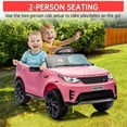 thumbnail image 5 of EastVita 12V Kids Electric Ride-On Car,Licensed Land Rover, 2 Motors, 3 Speeds, 4.5Ah Battery, Parental Control Pink, 5 of 8