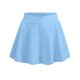 thumbnail image 5 of Niñas Pequeñas Conjuntos Cortos Elásticos de la Cintura Lateral Bolsillo Suelto Sólido Deportivo Skort Verano Casual, Vestido Corto de Verano, 5 of 8