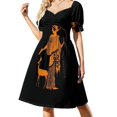thumbnail image 2 of Vestido de manga corta con corazón cálido y lluvia fría Vestidos de verano para mujer Vestido largo para mujer Vestido, 2 of 7