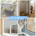 thumbnail image 4 of HJQEQVD Replacement Window Screens Roll, 60 inch x 79 inch Durable Window Screen Mesh for Patio Porch Door Windows, DIY Adjustable Fiberglass Window Screen Repair Kit, White, 4 of 7
