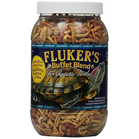 Aquatic Turtles - Fluker's Buffet Blend Turtle Food for Aquatic Turtles, 7.5 oz