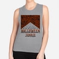 thumbnail image 2 of Halloween Junkie Bats Women's Muscle Tank X-Large Heather Grey, 2 of 5