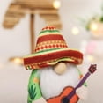 thumbnail image 5 of Mexican Taco Tuesday Elf Dwarf Gift Nisse Handmade Scandinavian Folklore Sombrero Household Ornaments Home Kitchen Tiered Tray Decorations, 5 of 9
