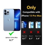 Compatible for iPhone 13 Pro Max Case with Magnetic, Translucent Matte Shockproof Phone Case Cover - Blue