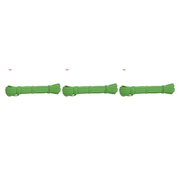 Soidarity Cuerda de escalada portátil 6 mm Cuerda de descenso antideslizante Accesorio de supervivencia para actividades al aire libre, 1 m, verde Type1 NO1 Soidarity CBP155748