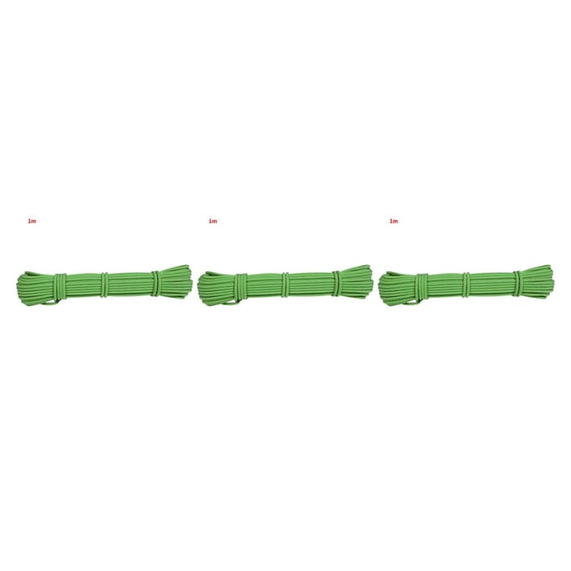 Soidarity Cuerda de escalada portátil 6 mm Cuerda de descenso antideslizante Accesorio de supervivencia para actividades al aire libre, 1 m, verde Type1 NO1 Soidarity CBP155748