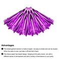 thumbnail image 4 of Uxcell 15Pcs Purple Tassel Garland Banner w Rope for Wedding Birthday Party Decoration, 4 of 6