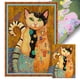 thumbnail image 1 of Kit Punto Cruz Con Gato Hilo Algodón Ecológico Bordado 11CT 30x45cm, 1 of 10