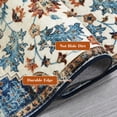 thumbnail image 5 of GlowSol 2'x6' Kitchen Hallway Runner Rug Vintage Medallion Print Rug, Non Slip Bedroom Boho Soft Floral Accent Runner Rugs for Laundry Room, Orange, 5 of 8