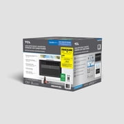 TCL 10,000 BTU Smart Inverter Window Air Conditioner (Black) - 450 Sq Ft, Up to 46% Energy Savings, Quiet Cooling Tech, 3-in-1 Cooling, Fan & Dehumidifier, Matter Wi-Fi, Remote Control - W10WC72-B