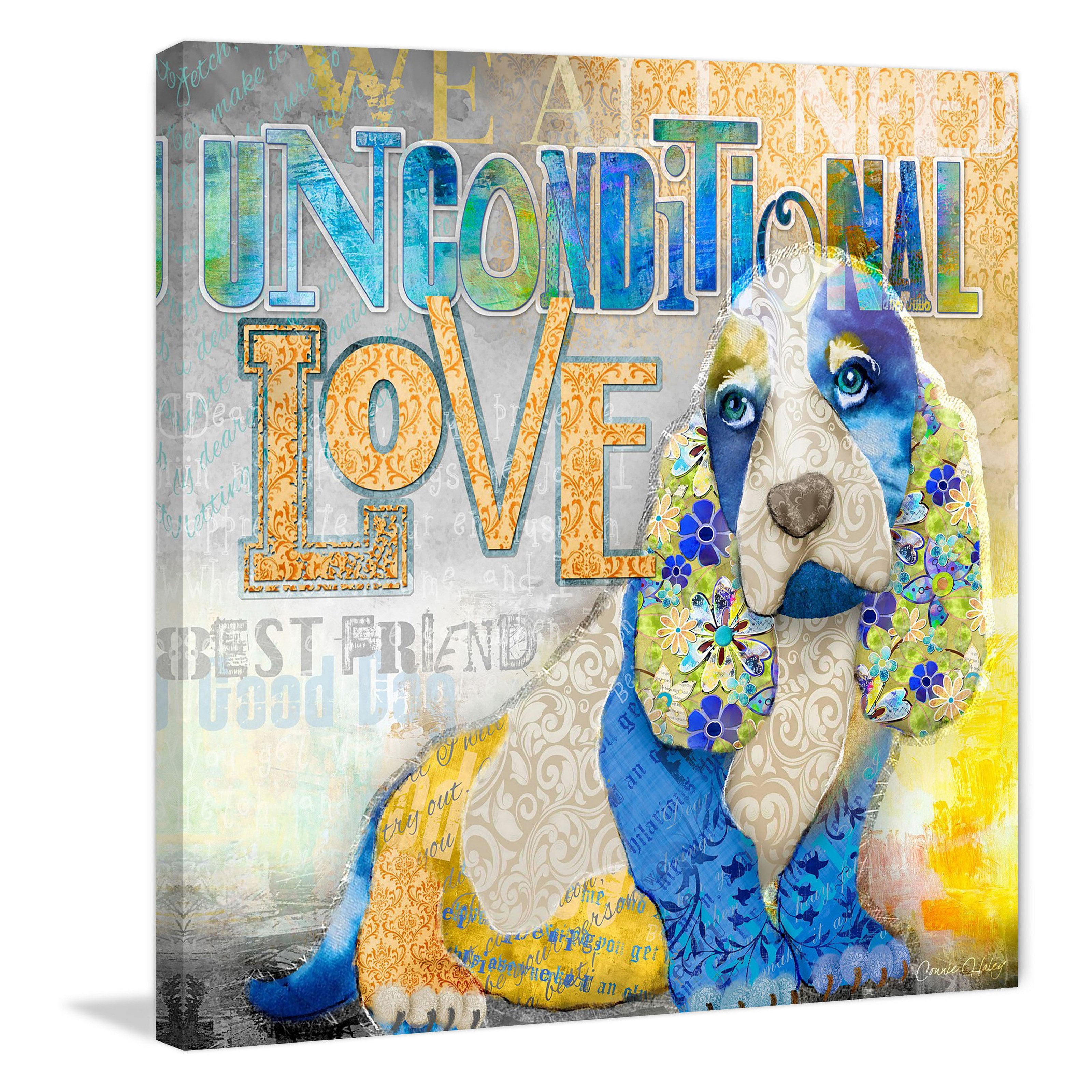 "Unconditional Love" Painting Print on Wrapped Canvas
