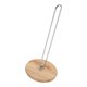 thumbnail image 5 of Portarrollos De Cocina, Soporte De Papel De Cocina Estable A Prueba De Herrumbre De Acero Inoxidable Resistente A La Corrosión Con Base De Madera Maciza Para Catering ANGGREK Portarrollos de papel, 5 of 8