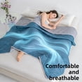 thumbnail image 6 of ROSEKIND Cooling Comforter for Hot Sleepers, OEKO-TEX Certified Lightweight Blanket, Soft & Breathable Cooling Quilt, 80x90in, Iced Lavender, 6 of 8