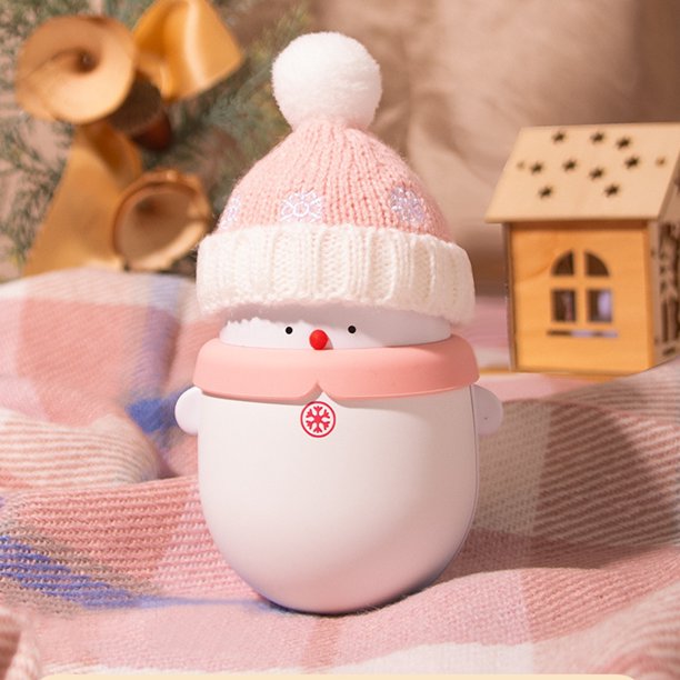 Mini Calentador Eléctrico Lindo muñeco de nieve calentador de manos carga rápida banco de energía para regalos cálidos de Navidad al aire libre Likrtyny Para estrenar