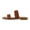 Cognac, variant on CUSHIONAIRE Women's Varro Braided Slide Sandal +Memory Foam