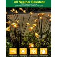 thumbnail image 4 of Solar Lights Outdoor, 4 Pieces Firefly Waterproof Solar Garden, 4 of 5