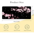 thumbnail image 3 of Gaming Mouse Pad with Stitched Edges,Sakura Cherry Blossoms Desk Mat, Extended XL Mousepad with Anti-Slip Base, Cool Desk Pad for Keyboard and Mouse,35.4''''×15.7'''', 3 of 6