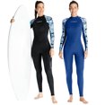 thumbnail image 2 of Traje de neopreno de cuerpo entero para mujer, traje de surf UPF50+ Ice-Sense Sunscreen Jellyfish, 2 of 8