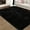 Black, variant on ZACOO Plush Fluffy Rug 2x6 Hallway Runner Rug Soft Rug Non-Slip Rugs for Entryway, Navy Blue