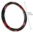 thumbnail image 4 of Flamingo 14.5 Inch Printing PVC Leather Car Wheel Covers Steering Wheel Covers Auto Accessories, 4 of 6