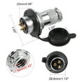 thumbnail image 4 of Aviation Connector, 25mm 3P 16A 380V GX25-3 Waterproof Male Wire Panel Power, 4 of 5