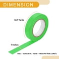 thumbnail image 4 of Cinta de pintor universal Unique Bargains - Cinta de enmascarar para pintura de automóviles DIY sin residuos - Papel crepé verde - 1 pulgada x 54.7 yardas, 4 of 7