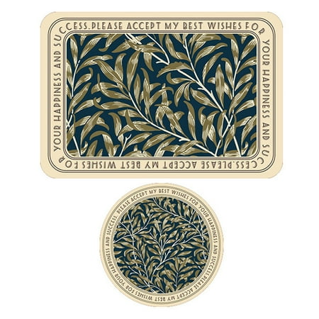 

greenhome 2Pcs Vintage Flower Placemat Waterproof Heat-Resistant Non-slip PVC Heat Insulation Rectangle Round Dining Table Protection Decoration Pad Kitchen Supplies