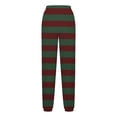 thumbnail image 4 of Funicet Pants for Women,Women Fashion Color Blocked Printed Drawstring Pants, 4 of 5