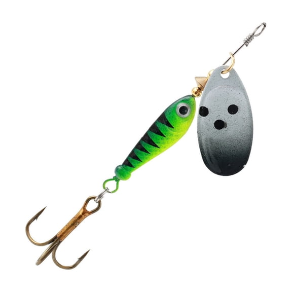 Fishing Lures 1Pcs– All Time Greatest Spinning Lures for Trout, Salmon, Panfish, Bass, Crappie & Perch, Spinner Fishing Lures with Triple Hooks, Metal Hard Baits for Freshwater