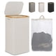 thumbnail image 1 of Cesto de la Ropa Portátil Grande de 105L con Tapa Cesto de la Ropa Plegable con Tapa Ahorra Espacio en Taquillas, Dormitorios y Lavanderías, Adecuado Para Viajar, uso Doméstico, 1 of 8