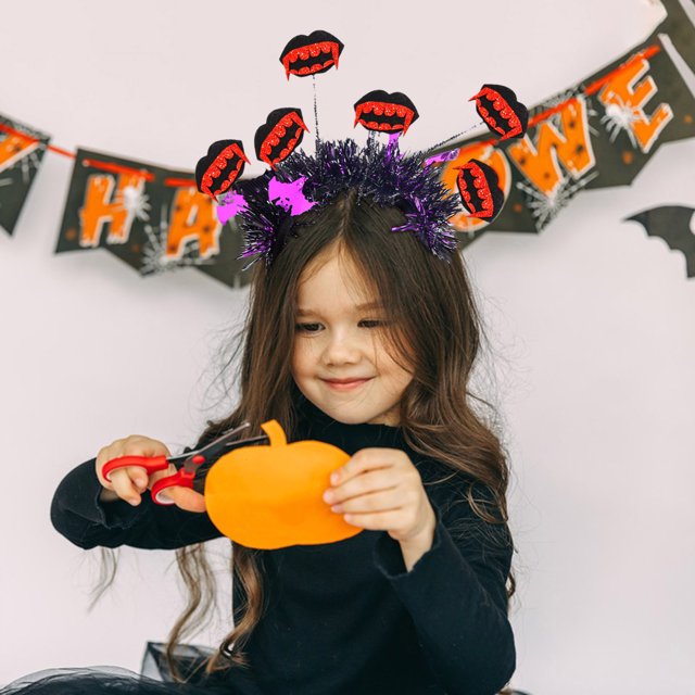 Xihbxyly Diadema de Halloween con Diseño de Araña Calabaza, Accesorio para Fotos Festivas, Ligera y Cómoda, Decoración para Fiesta de Halloween, Ideal para Cosplay, Incluye 1 Diadema.