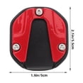 thumbnail image 2 of Hemoton Motorcycle Kickstand Pad Motorcycle Side Stand Plate Motorcycle Kickstand Plate Motorcycle Side Stand Pad Kickstand Pad Motorbike Part, 2 of 8
