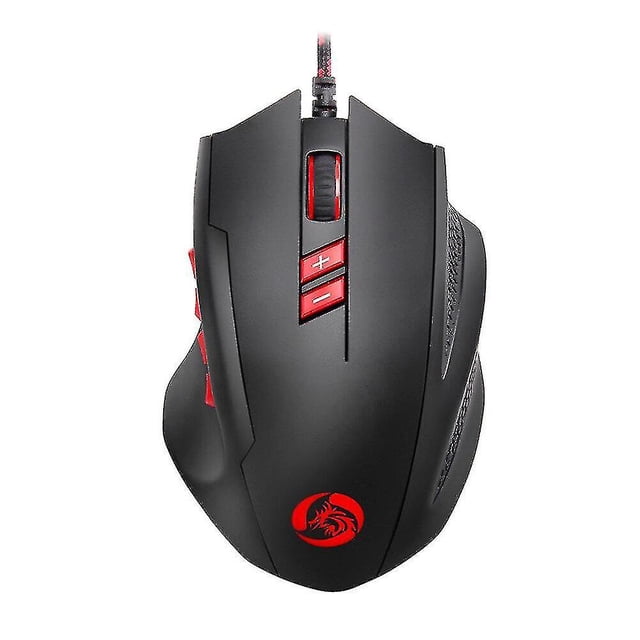 Adder Wired Gaming 6400dpi Optical Sensor 5 Independently Buttons