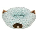thumbnail image 2 of Cat Tunnel, 3 Way Portable Interactive Cat Tunnel Bed Comfortable Foldable With Mat Play Ball For Home For Kitten, 2 of 8