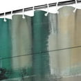 thumbnail image 4 of Ensemble de Rideau de Douche avec Doublure à Boutons-Pression, Galerie d'Art Bleu Marine Vert (5) Rideaux de Douche Doublure de Douche Réutilisable, Doublure de Douche en Polyester Décorative, 72x72 Pouces, 4 of 4