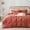 Crimson Red, variant on ZOVAN Duvet Cover Set 100% Washed Cotton Super Soft Breathable Durable (Grey, Twin)