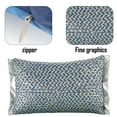 thumbnail image 3 of Funda de almohada azul de lujo, sofá decorativo para el hogar opcional, 3 of 5