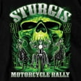 thumbnail image 4 of 2022 Sturgis Motorcycle Rally #1 Design SPB1001 Men’s Skull Riders Black T Shirt 5X-Large, 4 of 5