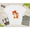 thumbnail image 4 of Funny Dancing Dabbing Cat Kitten with Sunglasses Necklace T-Shirt Cat Kitten Lover Gift T Shirt for Men Women Kids Boys Girls Graphic Tshirt, 4 of 8
