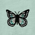 thumbnail image 2 of Dalix Butterfly Embroidered Cotton Relaxed Fit Short Sleeve Crewneck Tee Shirt Women in Dusty Blue XL X-Large, 2 of 5