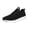 01#Black, variant on Womens Breathable Flying Woven Sneakers, Lace Up Lightweight Athletic Shoes, Spring Autumn Casual Walking Trainers Black 37
