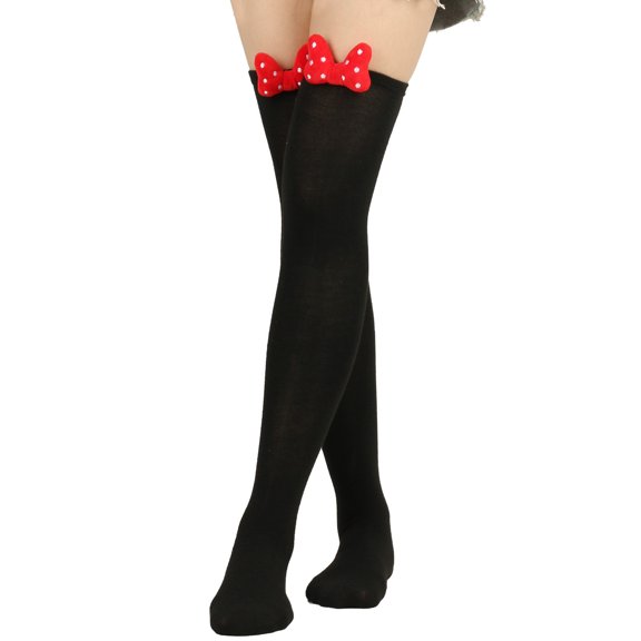 Summer Saving Clearance AXXD Socks For Women Size 6-9,Christmas Long Tube Knee Striped Garter Cute Accessories Christmas Party Socks