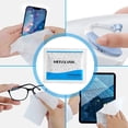 thumbnail image 4 of MOSSLIAN Screen Cleaning Wipes, Individually Wrapped Pre-Moistened Touchscreen Wipes Tissues for Cell Phone, Watch, Eyeglasses, Sunglasses, Goggles, Car Rearview Mirror and Glassware Lens,80p, 4 of 8