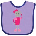 thumbnail image 3 of Inktastic Cute Robot, Funny Robot, Girl Robot, Pink Robot Girls Baby Bib, 3 of 4