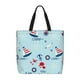 thumbnail image 1 of Balery Sailboats Anchors Bolsa de Mano para Mujeres con Cremallera, Bolsa de Gimnasio con Compartimentos, Bolsa para Laptop, Bolsa para Trabajo, 1 of 7