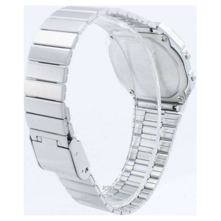  Casio Men's A700W-1ACF Classic Digital Display Quartz Silver  Watch : Clothing, Shoes & Jewelry