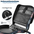 thumbnail image 4 of FORMRS Zipper Binder with Shoulder Strap 2-inch Ring 500 Sheet Capacity File Bag, Starry Fireworks Pattern, 4 of 5