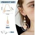 thumbnail image 2 of 30Pcs 18K Real Gold Plated Brass Earring Hooks Sheel Leverback Ear Wires Minimalist Earring Findings with 30Pcs Ear Nuts for Women Gifts Earring Jewelry DIY Making DIY, 2 of 6